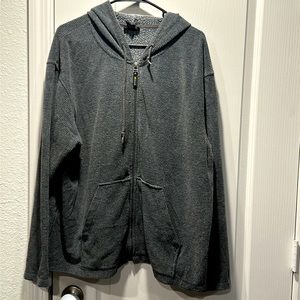 men hoodie sweatshirt ,color grey size XL